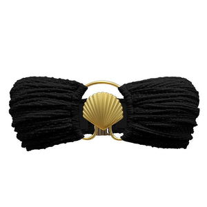 Seashell Bikini Top - Black - L'ANIMAL CO