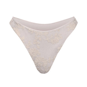 Dentelle Bikini Bottom White - L'ANIMAL CO