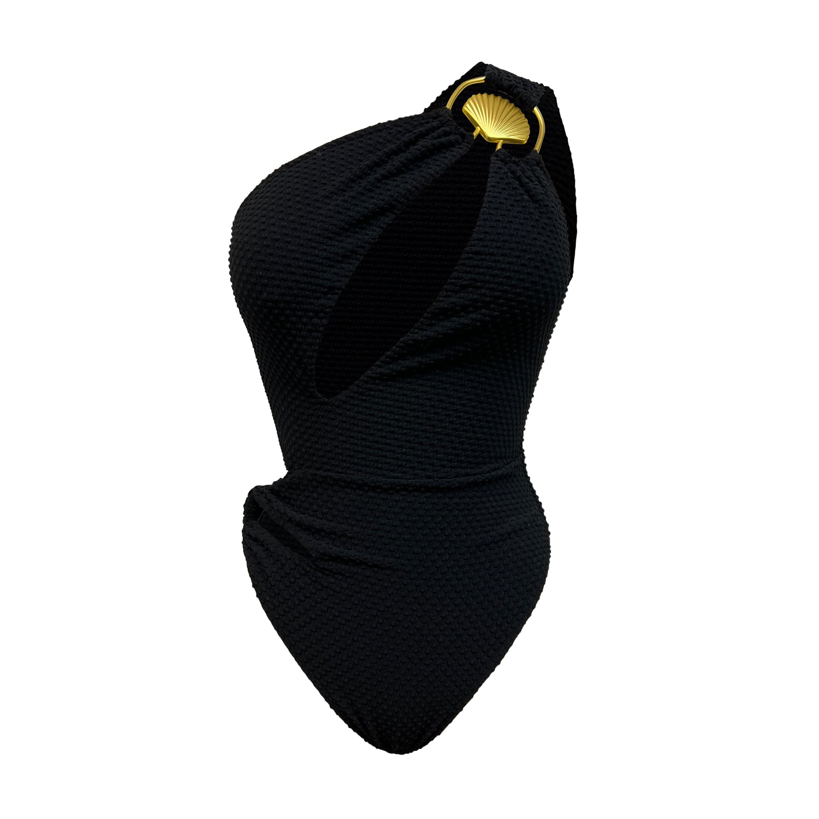 Seashell Cutout One Piece - Black - L'ANIMAL CO