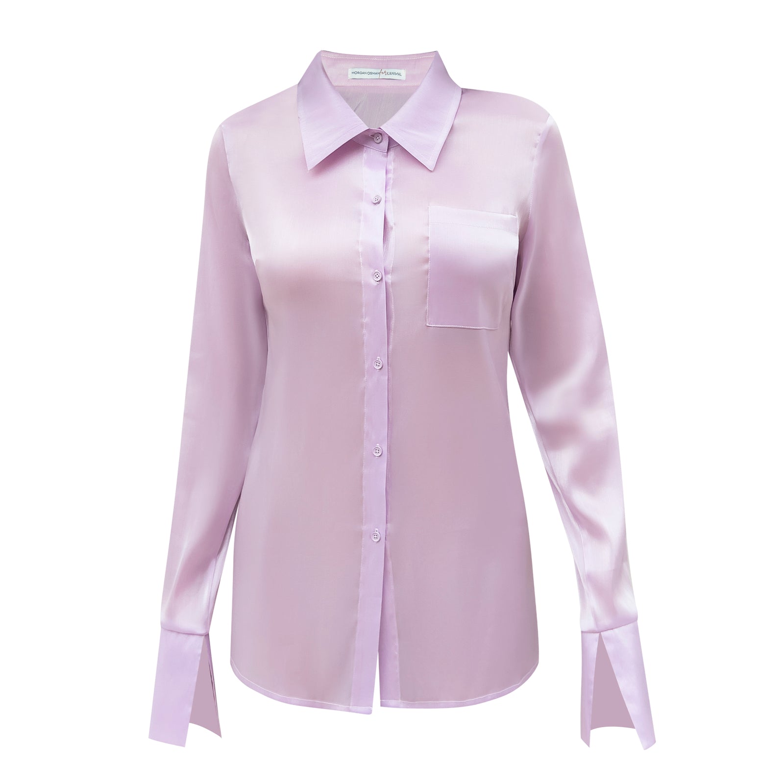 Iridescent Fluid Button Down Shirt - L'ANIMAL CO