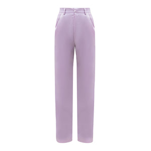 Iridescent Fluid Double Faced Wide Leg Pant - L'ANIMAL CO