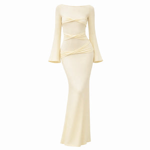 Soléa Dress yellow front View