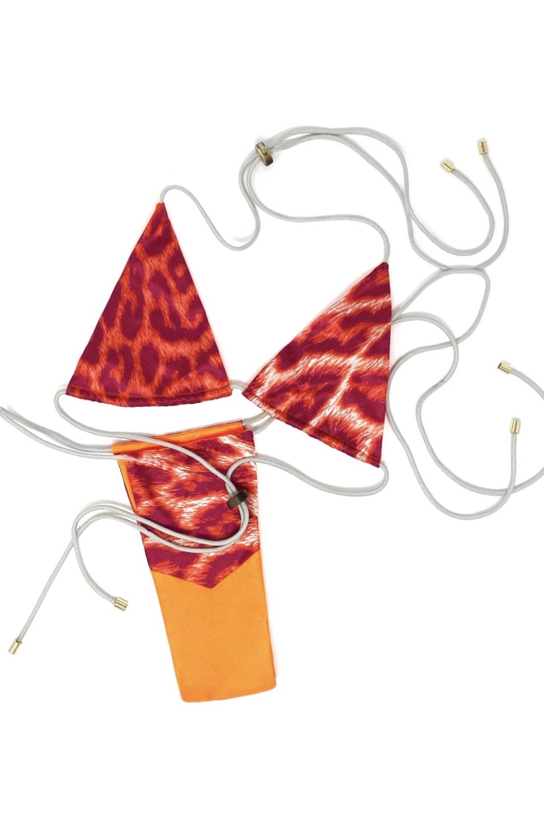 Bikini Just Cavalli Femme - Imprimé Animal - Taille XS (US XS / IT 40) - Neuf Avec étiquettes